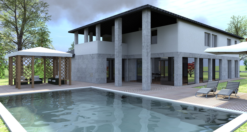 Progetto villa in puglia esempio di progetto online for Progetti interni di case moderne