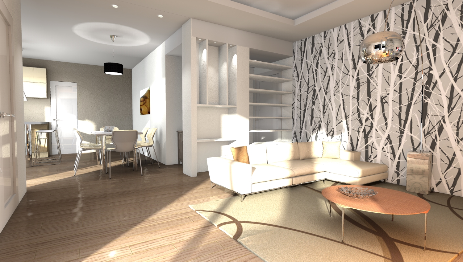 Esempi di progetti 3d di ristrutturazione architettiamo for Progetti interni di case moderne