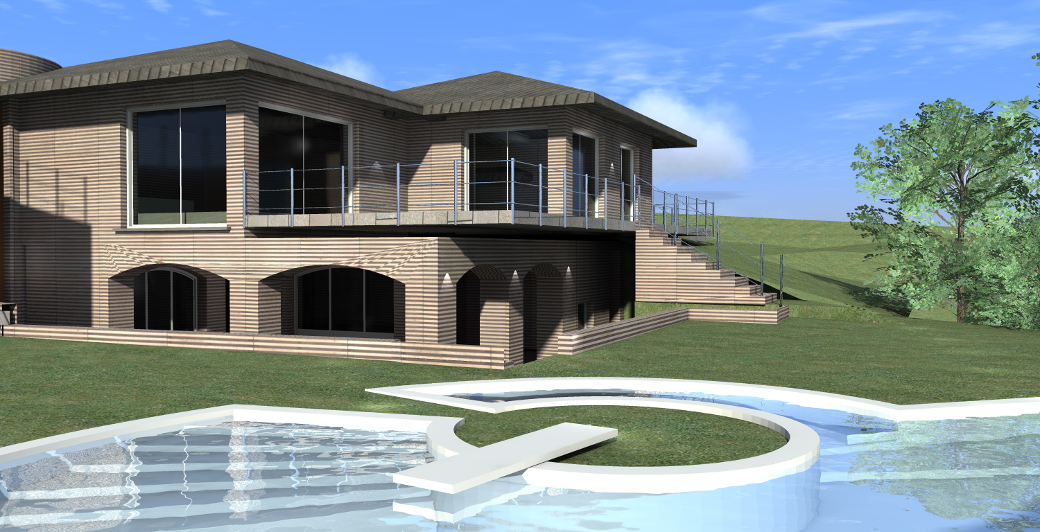 Progetto Villa Progetto Online Idea Progetto 3d Dettagli