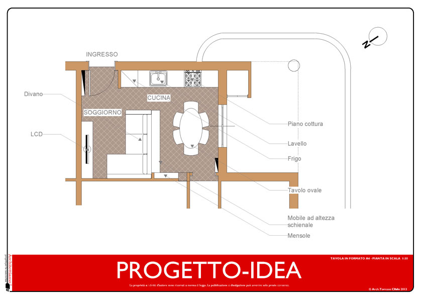 Esempi Di Disegni E Progetti Per Arredare Casa Architettiamo Progetti Online