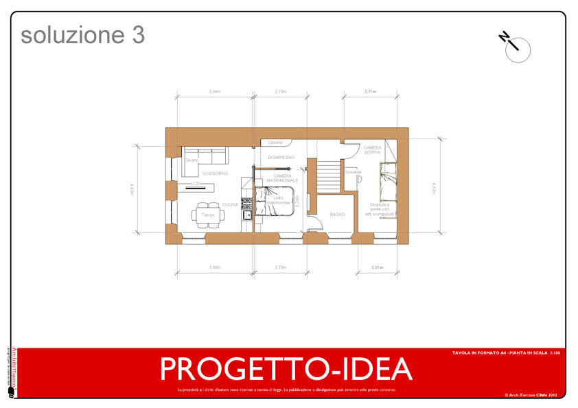 Approfittare della vista creando un grande open space.