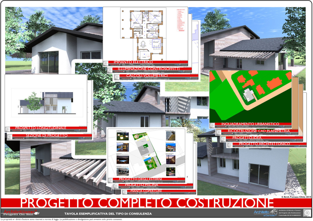 Progetto Villa: Progetto Online, Idea, Progetto 3D, dettagli